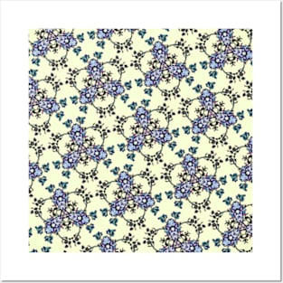 Blue Cohosh Pattern Posters and Art